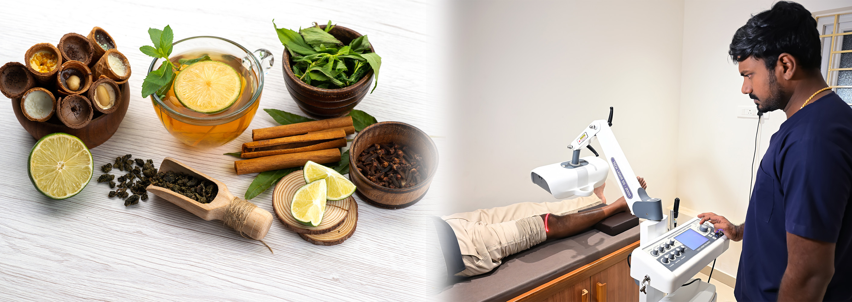 Photo Bio Modulation Therapy with Ayurveda